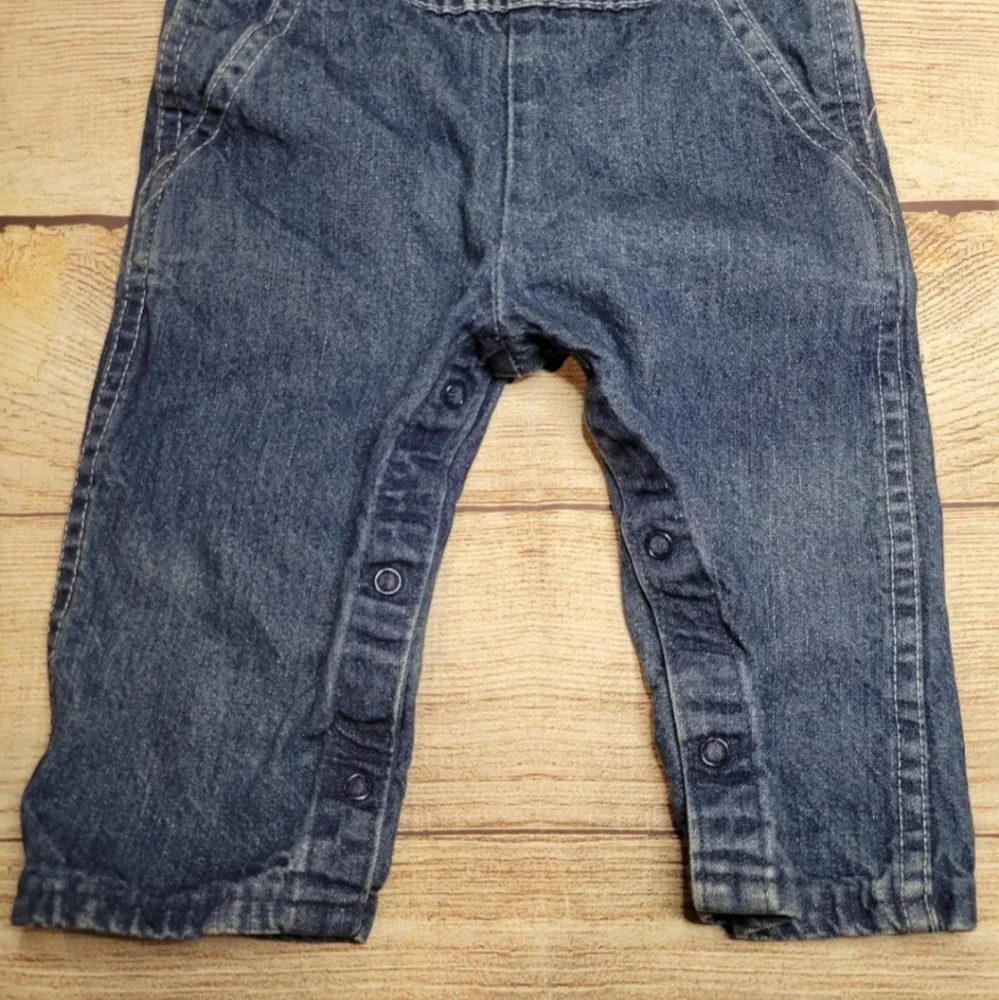 Vintage 80s Oshkosh B'Gosh Denim Blue Cotton jean overalls